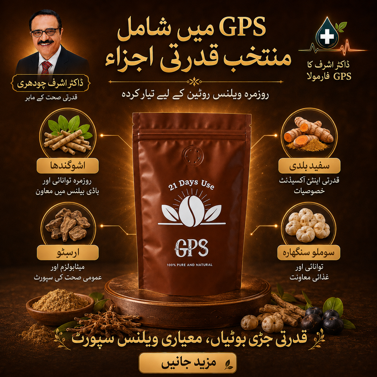 GPS Herbal Powder by Dr. Ashraf -  دن میں شوگر ختم 21
